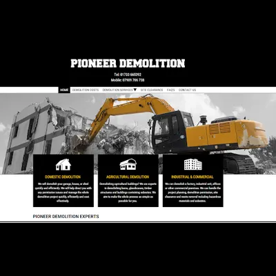 PIONEER DEMOLITION LIMITED trading as pioneer demolition ltd