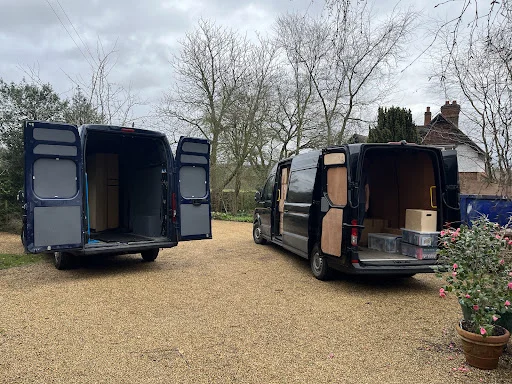 A man and van